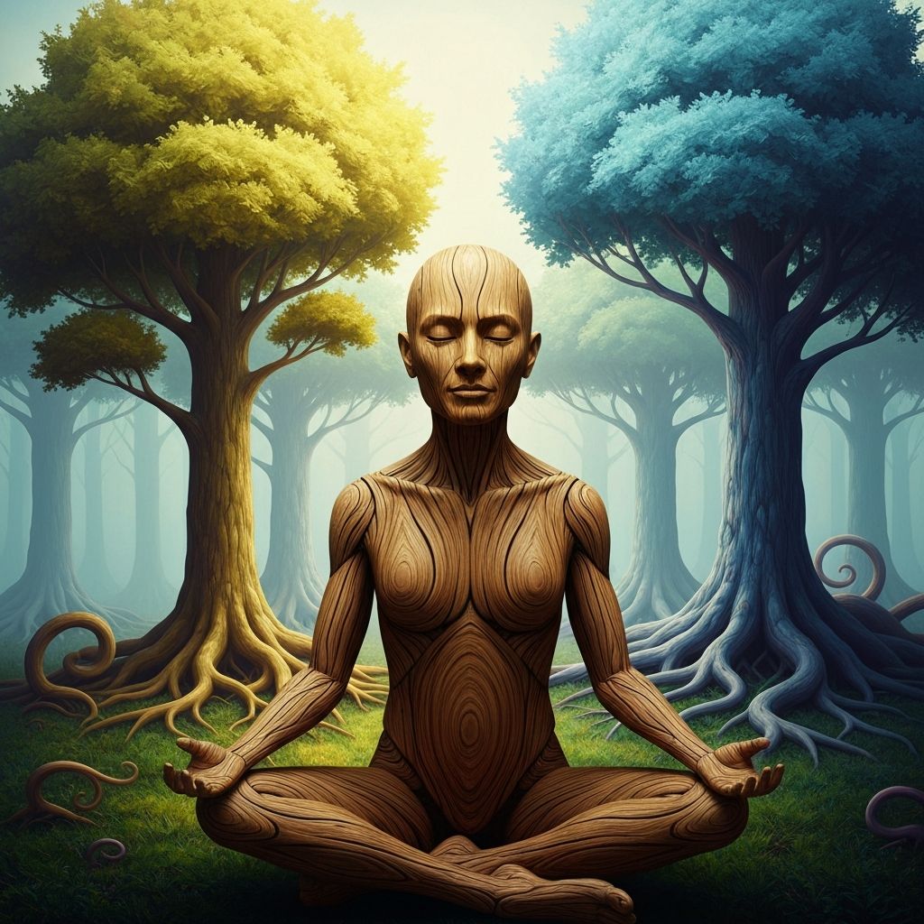 Vision board with home inspiration photos pinned to a cork board